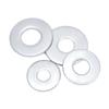 High-Strength White Zinc Flat Washer, Carbon Steel, M2-M30