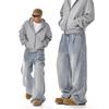 Jeans Men's Straight Loose Casual Wide-leg Trousers