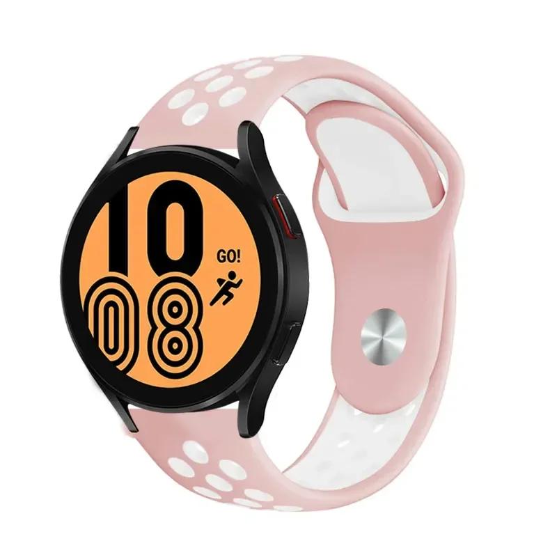 Classic 20mm 22mm Strap for Samsung Galaxy Watch 6 4 Classic 5 Pro 45mm 44mm 40mm 47mm 43mm Sport Silicone For Huawei 4 gt-2-3-Pro