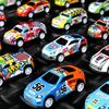 48 Pieces Mini Car Set Inertia Pull Back Cars for Boys Plastic Vehicle Model with Container Collection Toy Birthday Gift for Kid