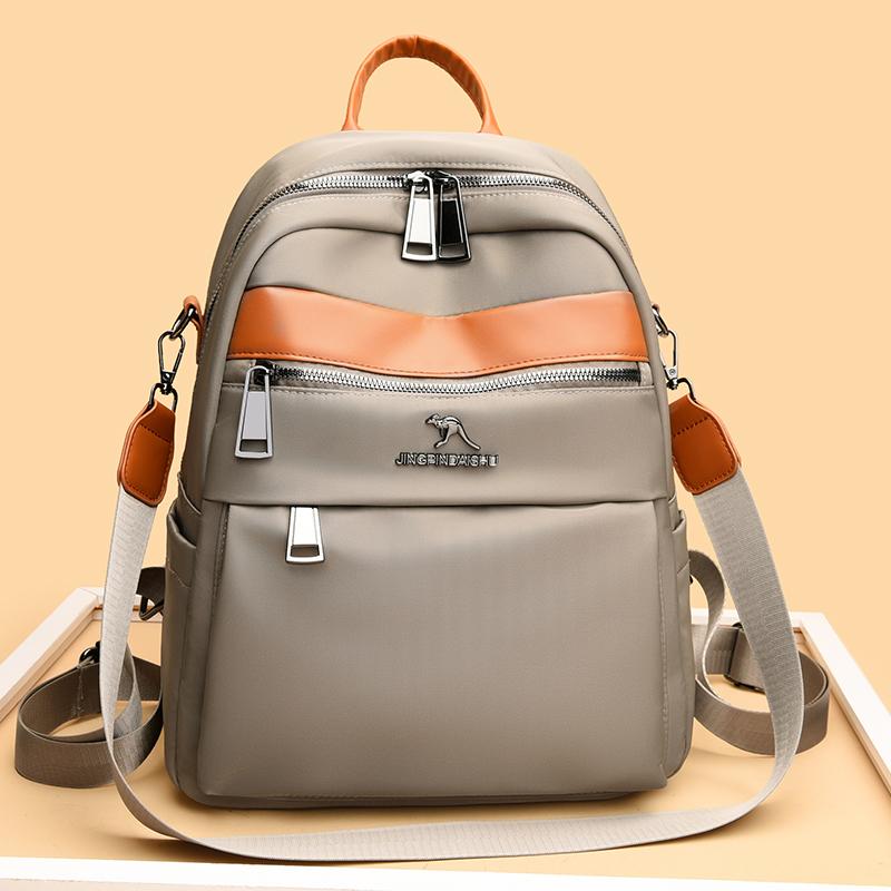 Multifunctional Shoulder Bag Women's Backpack Student Schoolbag Large Capacity Nylon Bag