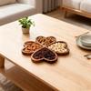 Weihnachts-Serviertablett Lustiges Puzzle-Tablett Holz-Serviertablett Dekoratives Party-Tablett
