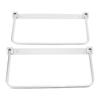 Pair of Foldable RV Shoe Rack Space Saving Aluminium Alloy Wall Mounted Shoe Organizer Hanging Shoe Storage Shelf for