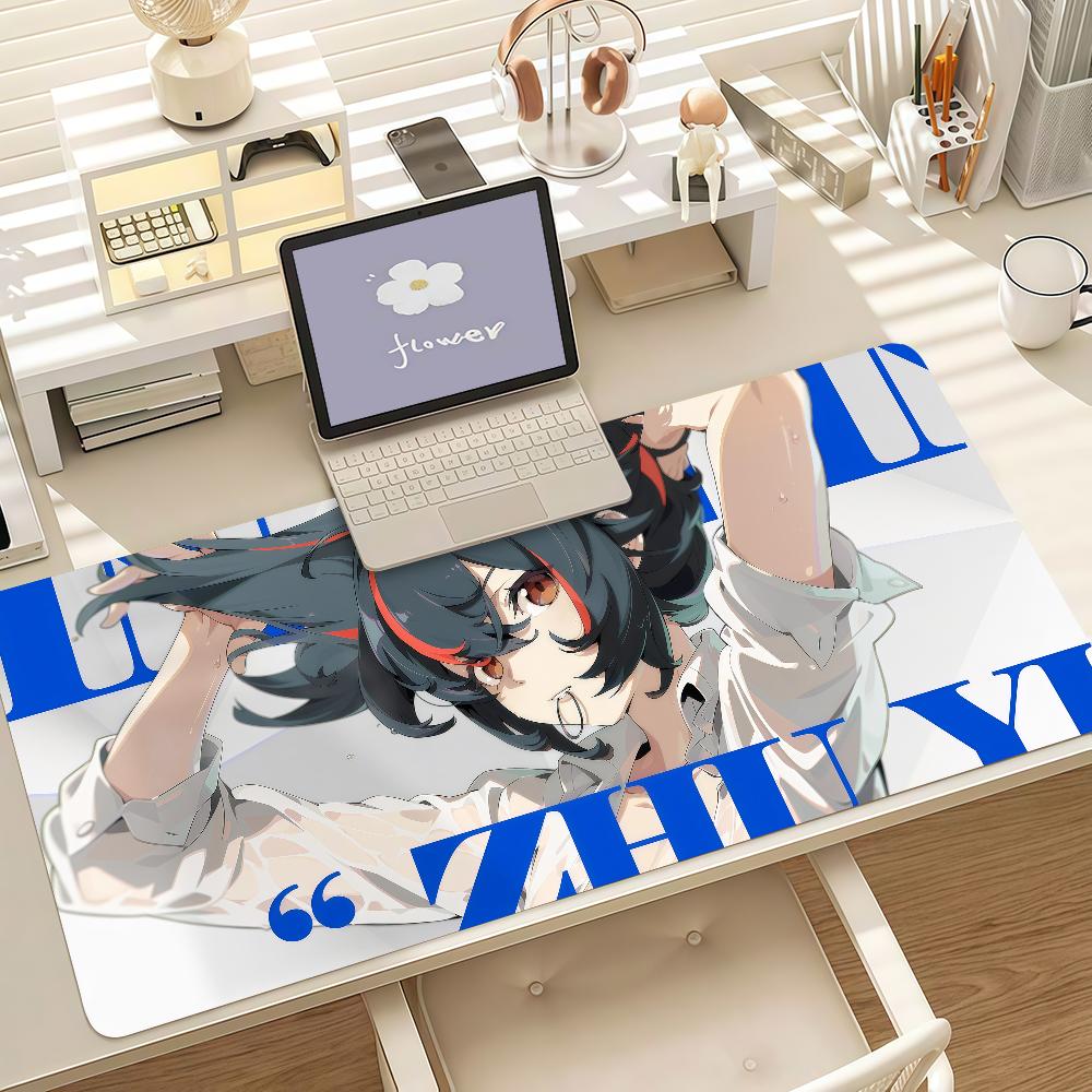 Game Zenless Zone Zero Mouse Pad Anti Slip Rubber Edge Locked Thickened Laptop Gaming Desk Mat