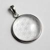 [Mizar] Flower of Life Pendant, Sacred Geometry, Flower of Life, Sterling Silver 925, Silver, Crystal, Quartz, Women's