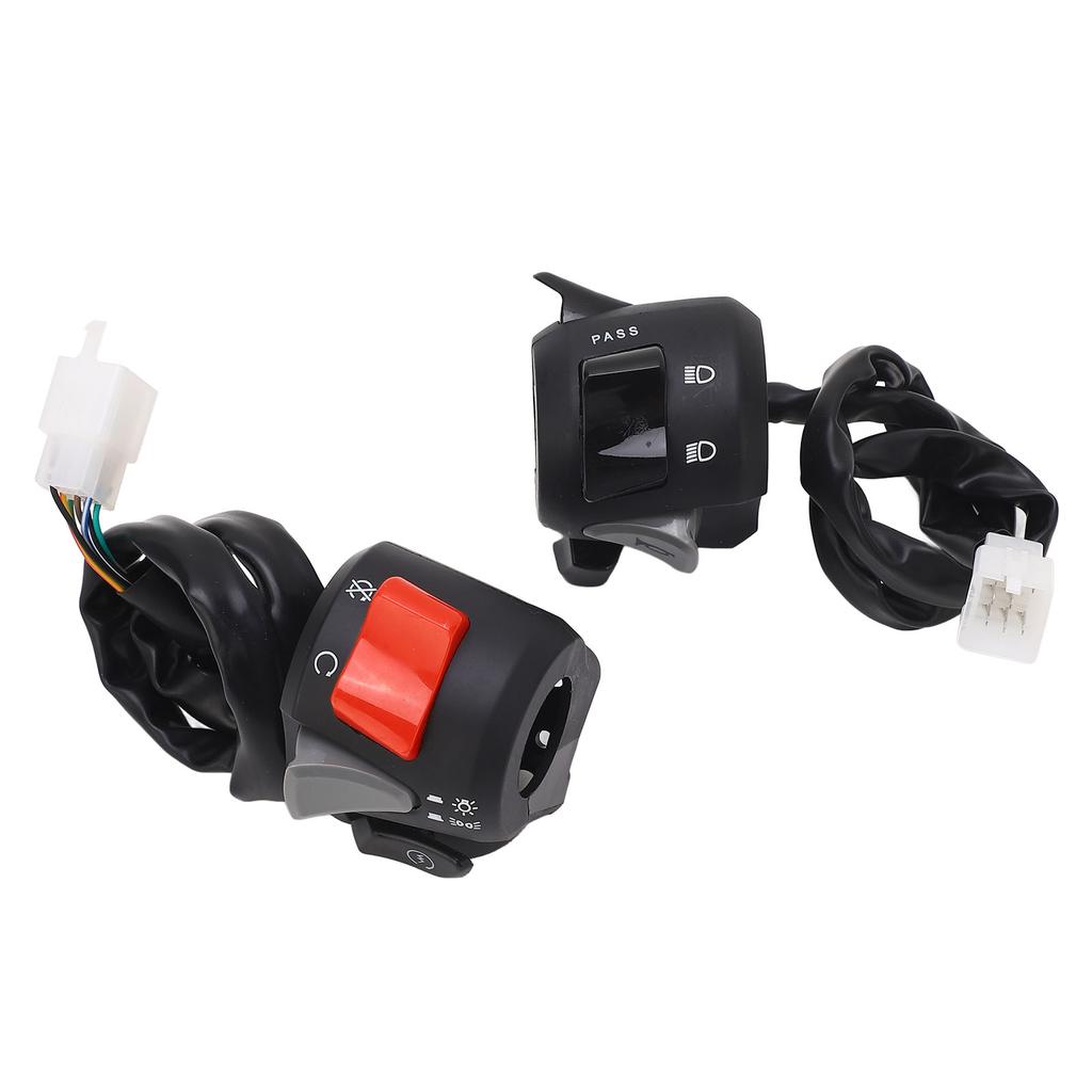 Interruptor de Manillar de Motocicleta 7 8in Señal de Giro Claxon Luz Alta Baja Botón de Interruptor de Arranque Parada para PCX 160 150