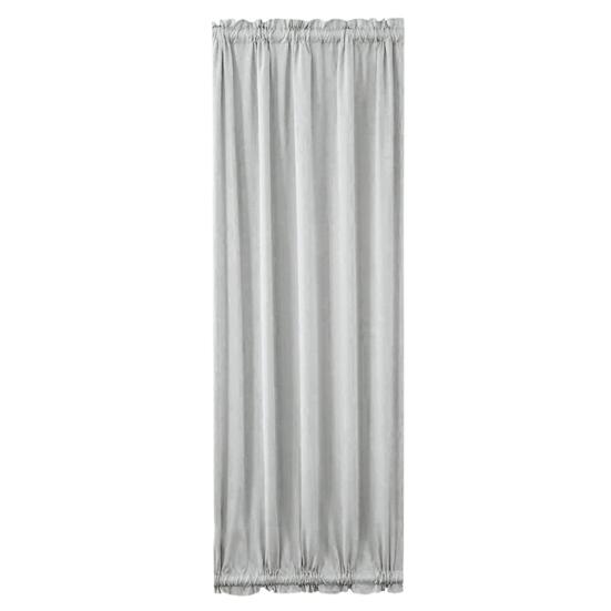 Rod Pocket Door Curtain Thermal French Door Curtain Room Darkening Privacy Blackout Curtain Panel for Kitchen Patio Doors