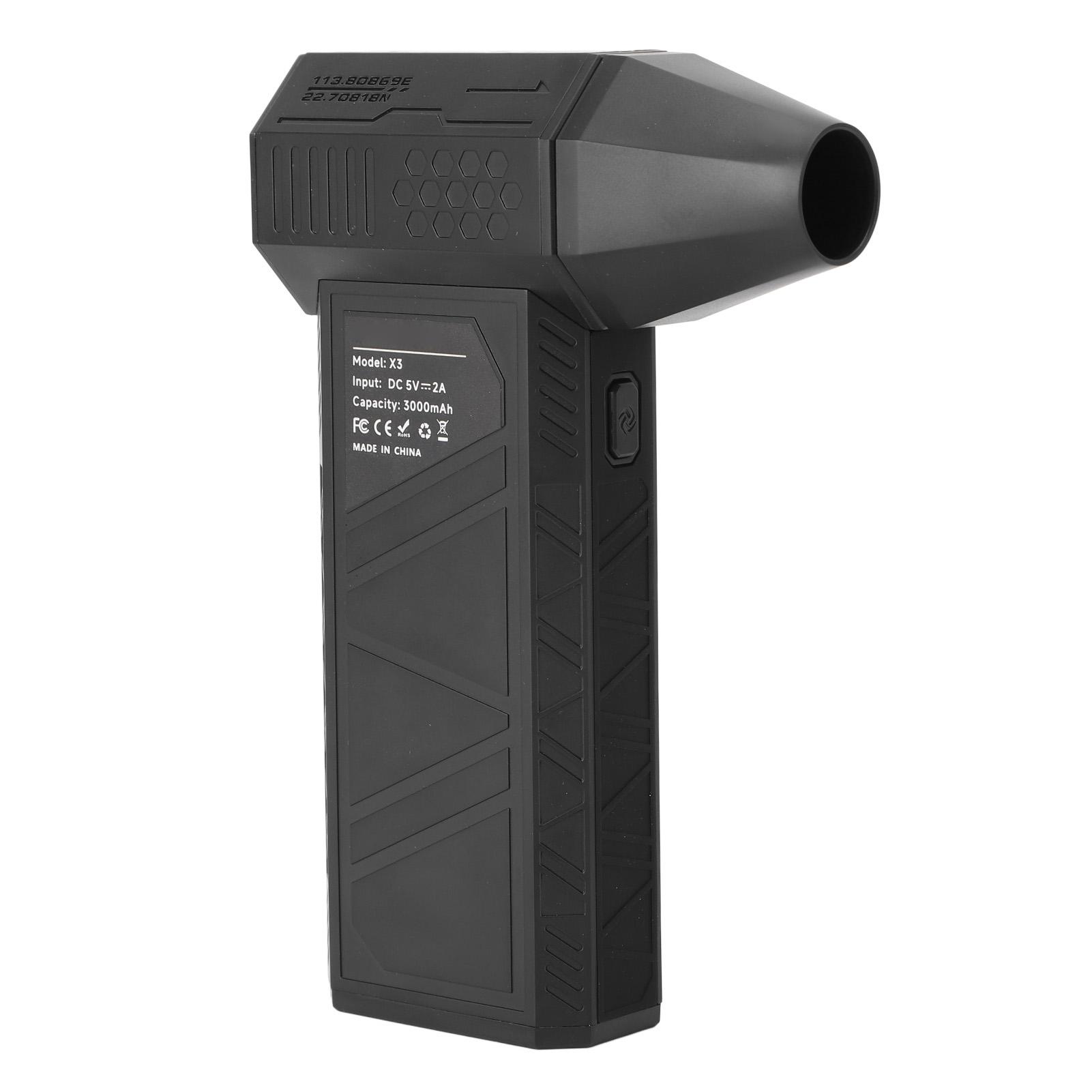 

Электрический воздуходув 130000 об/мин 3-ступенчатый регулируемый струйный сухой воздуходув для компьютерной клавиатуры на открытом воздухе автомобиля