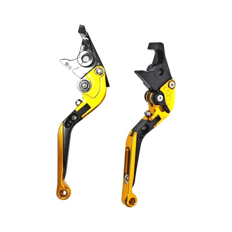 Adjustable Collapsible Brake Clutches Lever Lightweight Aluminum Enhanced Control Motorcycle Upgraded Fitfor ADV/PCX160 жёлтый