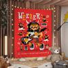 Music Band Retro W-weezerS Vintage Colorful Tapestry Wall Hanging Hanging Tarot Hippie Wall Rugs Dorm Wall Art Decor