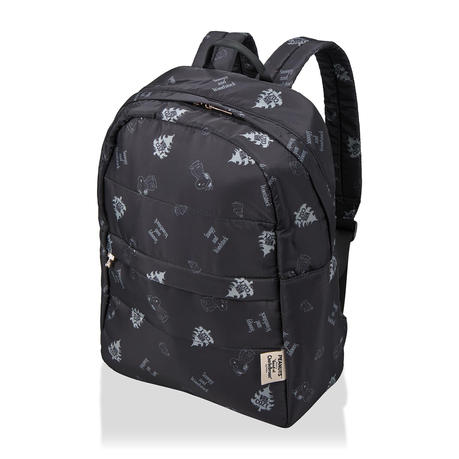 Пуховый рюкзак Snoopy 6101 PN180. Черный пух