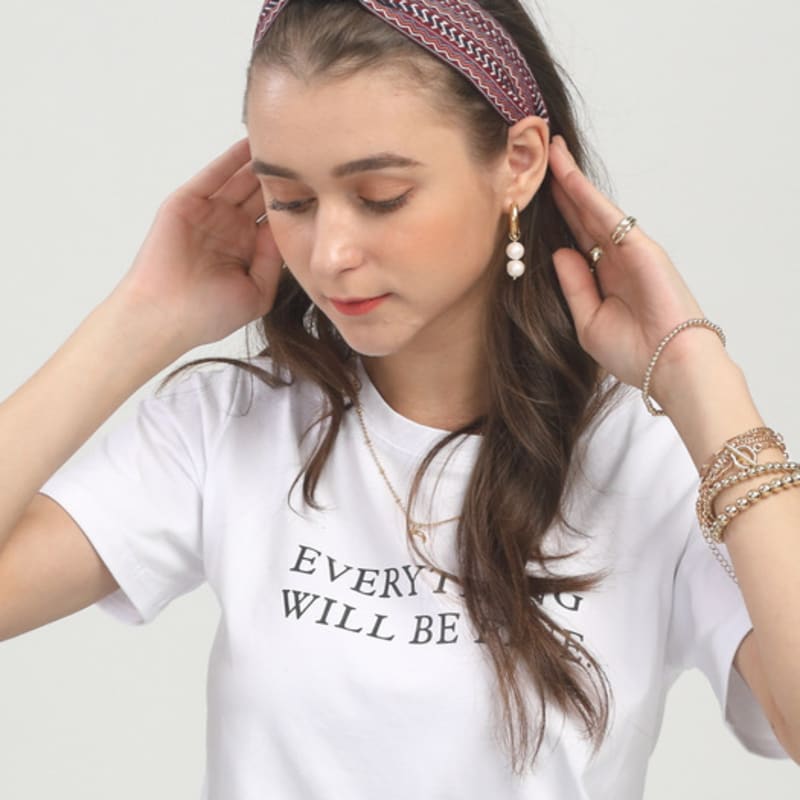 LALA Ethnic Hairband-WINE#