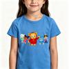 Daniel Tiger’s Neighborhood Children's T-shirts Cotton Cartoon Print Short Sleeve Funny Boys Cute Girls Tees Casual Tops Summer