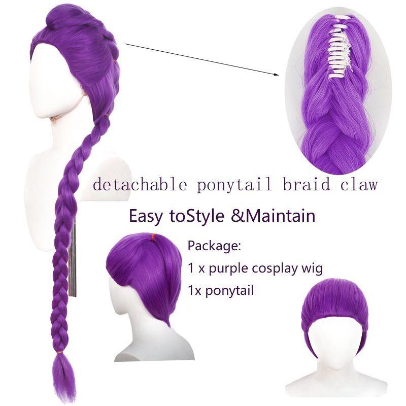 SKpop Hexenjäger Gruppe Rumi, Mira, Zoe Cosplay Perücken + Sandboy Baby Abby Perücken