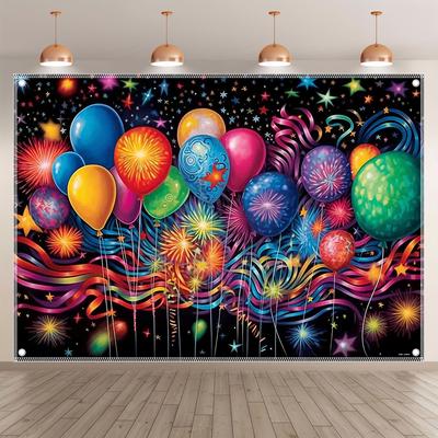 Baloane Colorate Decor Fundal Iarnă Fundaluri Decoruri Pentru Studio Foto Cabină Foto Petrecere de Crăciun