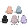 Versatile Book Bags Large Capacity Daypack Aesthetic School Bag for Students Comfortable and Stylish Backpack  Purple