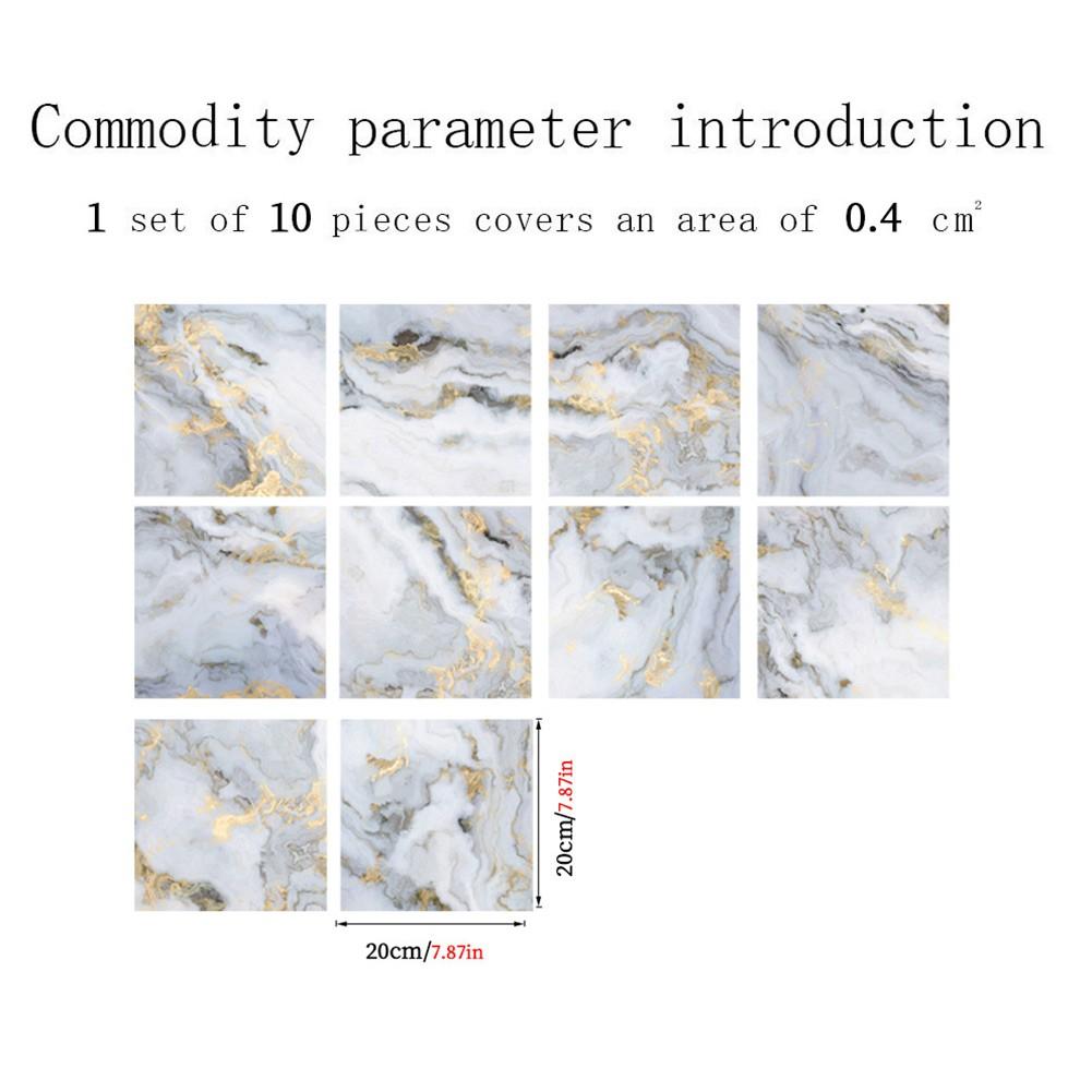 10ks samolepky na zeď Samolepka na mramorové dlaždice
