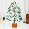 Green Aventurine Crystal Tree Good Luck Showpiece for Home Decor Items Crystals Gemstones Bonsai Money Tree for Good Luck, Decoration Gift Item,