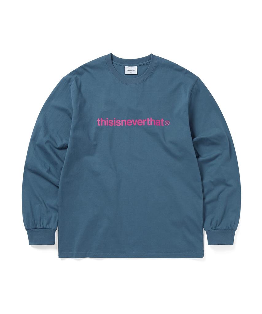 THISISNEVERTHAT T-Logo L/S Tee Light Navy