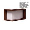Corner Wall Shelves Wood Corner Floating Storage Shelves Wall-Mounted Display Rack for Book Plants Photos