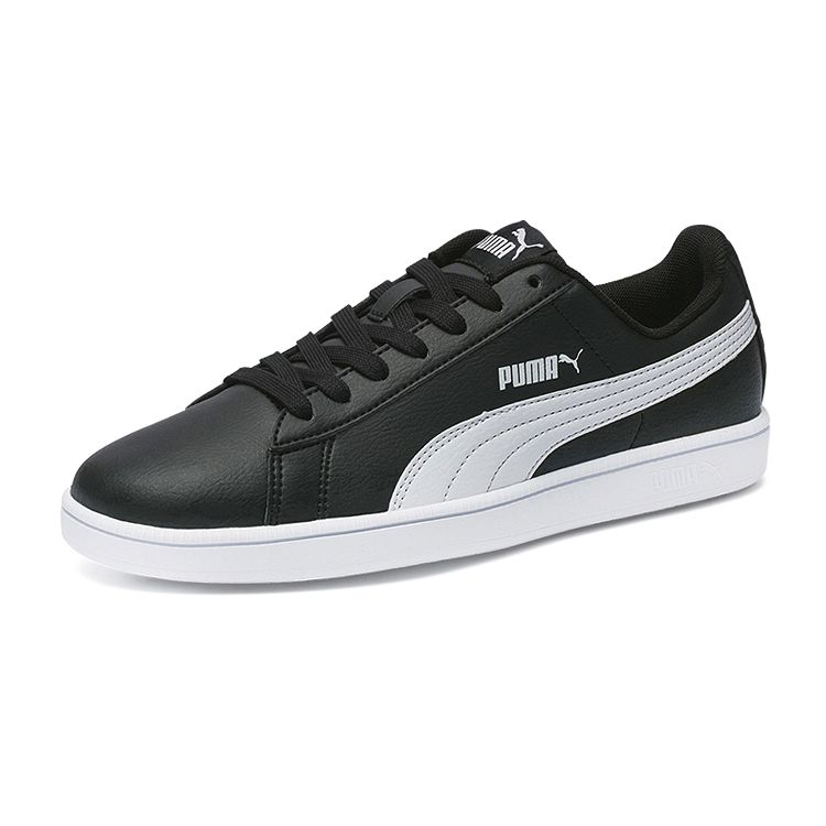 Puma Jr Low Top Kids Skate Shoes Kids Sneakers Black White 373600-01