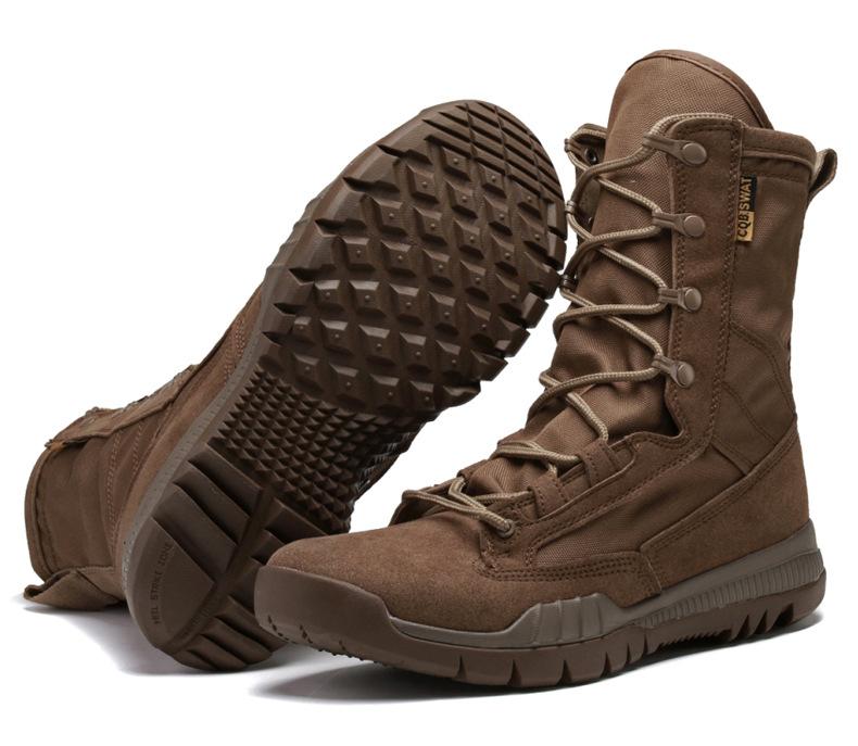 Boots Men's Large Tactical Boots Ultralight Flight Boots Men's Mountaineering Boot Hiking Training Boots High Top Security Boots Men's