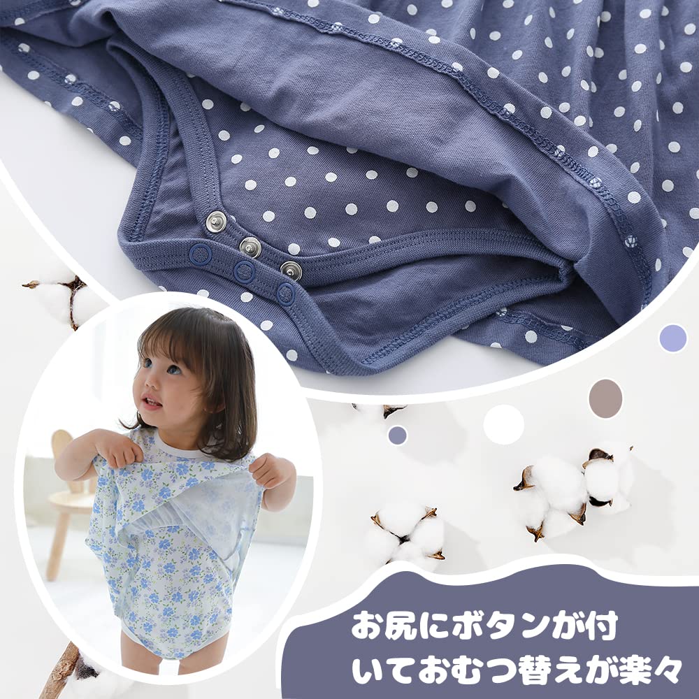 Cuib Bebeluș Vară Salopetă Mânecă Scurtă Bebeluș cu Rochiță Drăguță Bebeluș pentru Perfect pentru Școală sau Polka Mărimi Vârste Luni Haine, Fustă, Rochie, Fete,