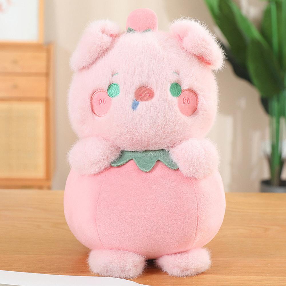 Dog Pumpkin Capybara Plush Doll Pig Rabbit Stuffed Doll Kawaii Fruit Animal Plush Toy  Room Decor