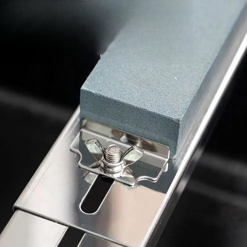 Adjustable Portable Sharpening Stone Holder for Kitchen Sink