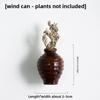 1-5pcs Set Mini Ceramic Vase Refrigerator Magnet Label Mini Bonsai Magnet Button Pot Plant Simulation Vase Refrigerator Message