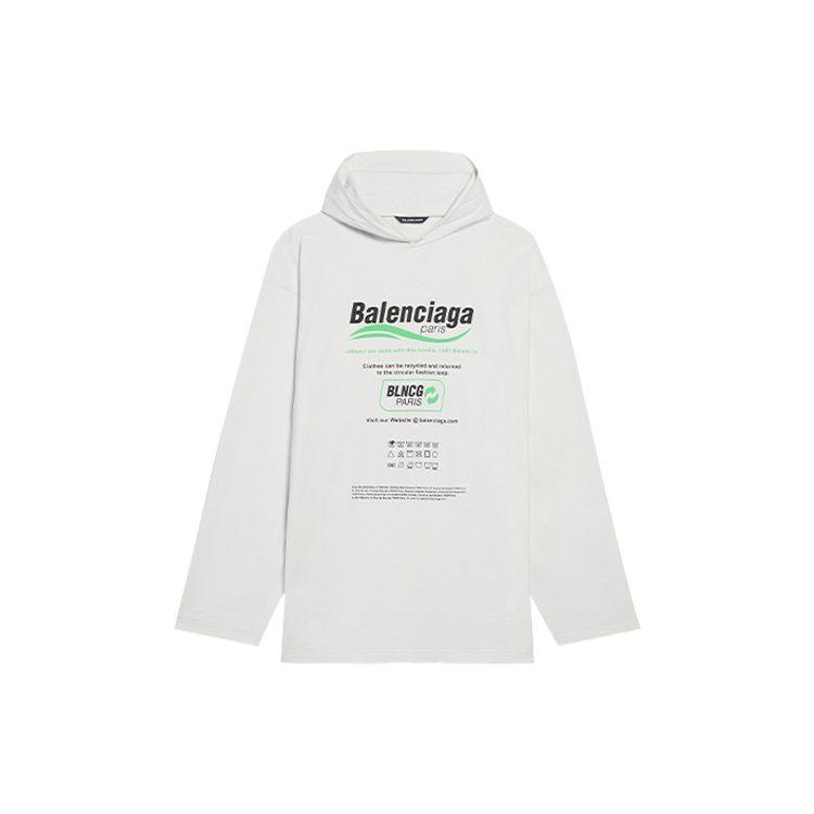 Balenciaga Sweatshirt Loose Fit Men's White 662424TKVF89085