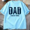 Dad Fixer Of Things Tshirt Tool Graphic Print Casual Short Sleeve Unisexs Tee Fathers Day Gift For Handyunisex Dad Repair Fathers Top