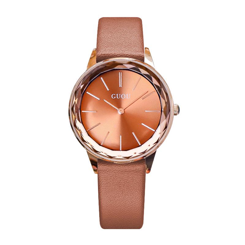 Waterproof Quartz Watch Genuine Leather Watch Simple Fashion Belt Watch Ladies Watch