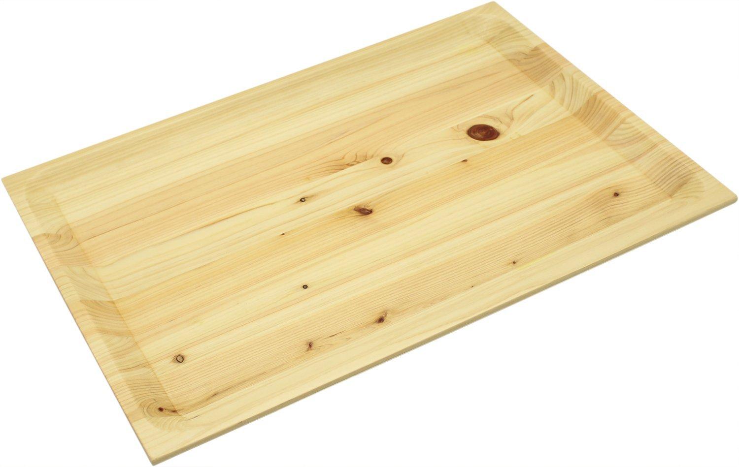 

Деревянный квадратный поднос Ikegawa из хиноки, средний, 35 x 25 см, 28024