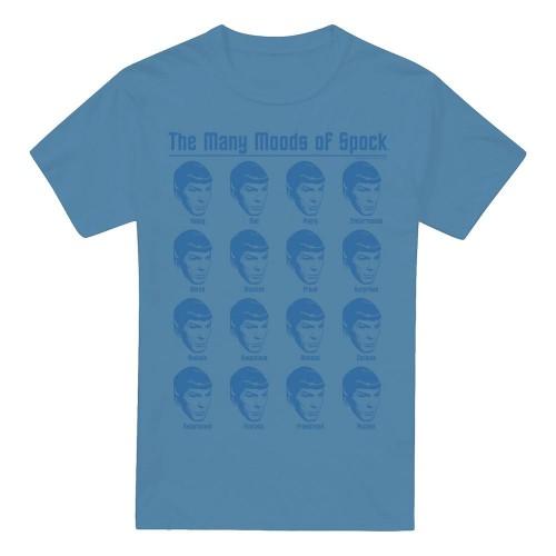 STAR TREK Mens Many Moods of Spock T-Shirt
