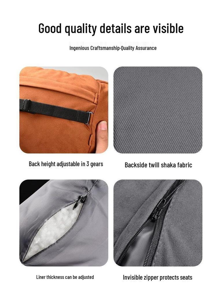 All-Season Soft Car Neck Pillow & Lumbar Support for Maybach