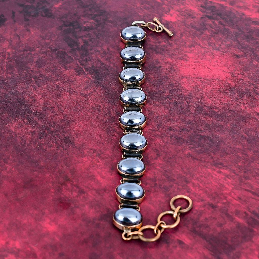 Shungite Bracelet Gemstone Adjustable Bracelet Copper Bracelet Handmade Jewelry