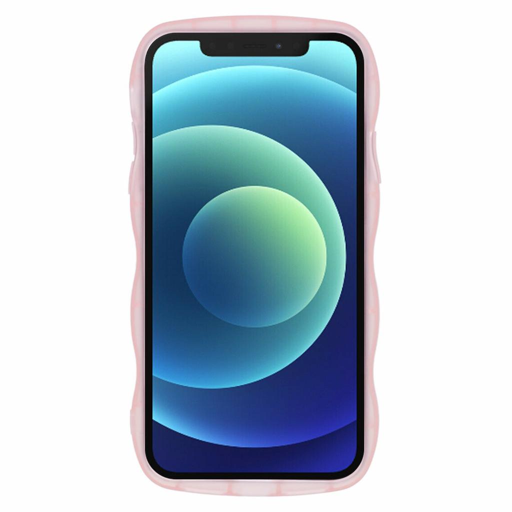 JTW Series for iPhone 12 Case Wavy Edge Star Sequins Epoxy Phone Cover