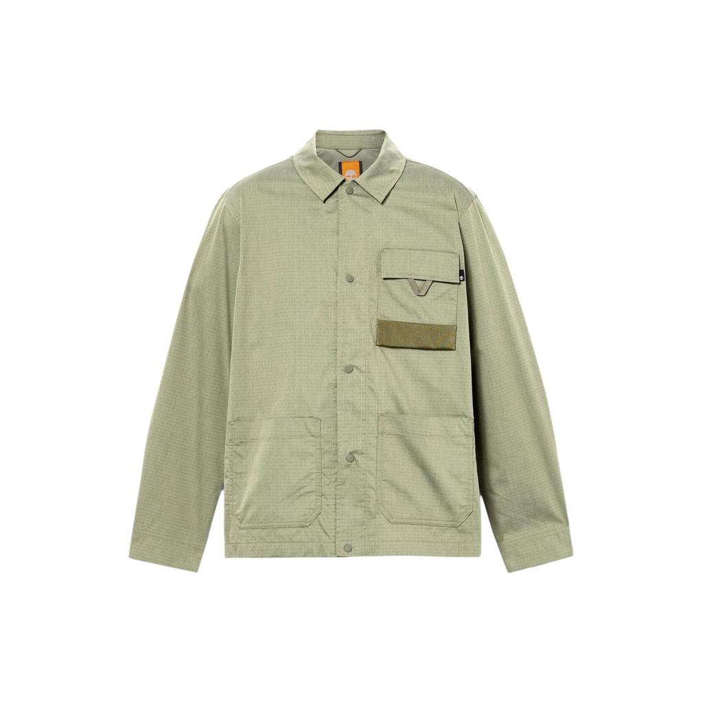 Timberland Solid Color Casual Long Sleeve Jacket Men Jackets Green A5SCT-590
