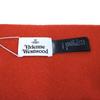 VIVIENNE WESTWOOD Apparel 81030007 W00Q7 Terracotta Basic Embroidered Logo Fringe Scarf (Scarf) Women's [Brand] [Used]