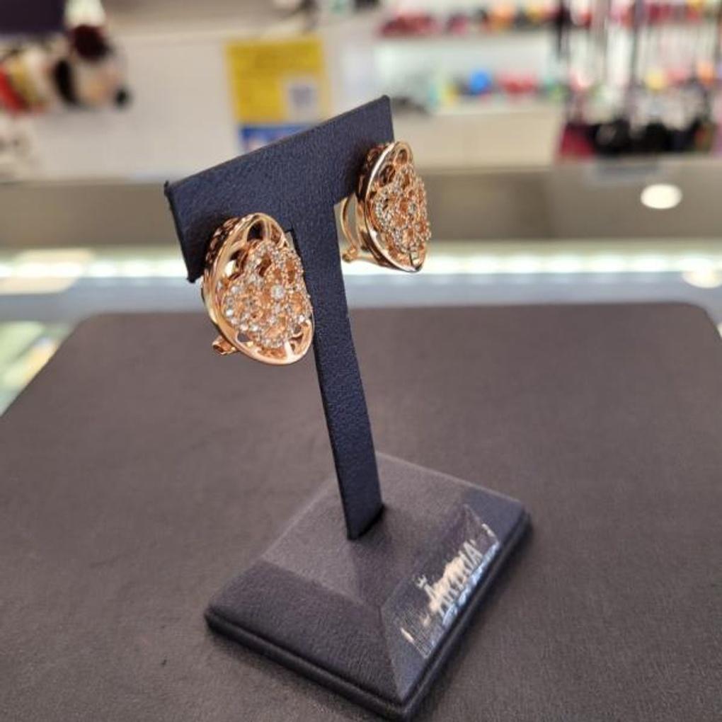 ARTRIA Oval Rose N One-Touch Earrings JTONEFR0010PKF