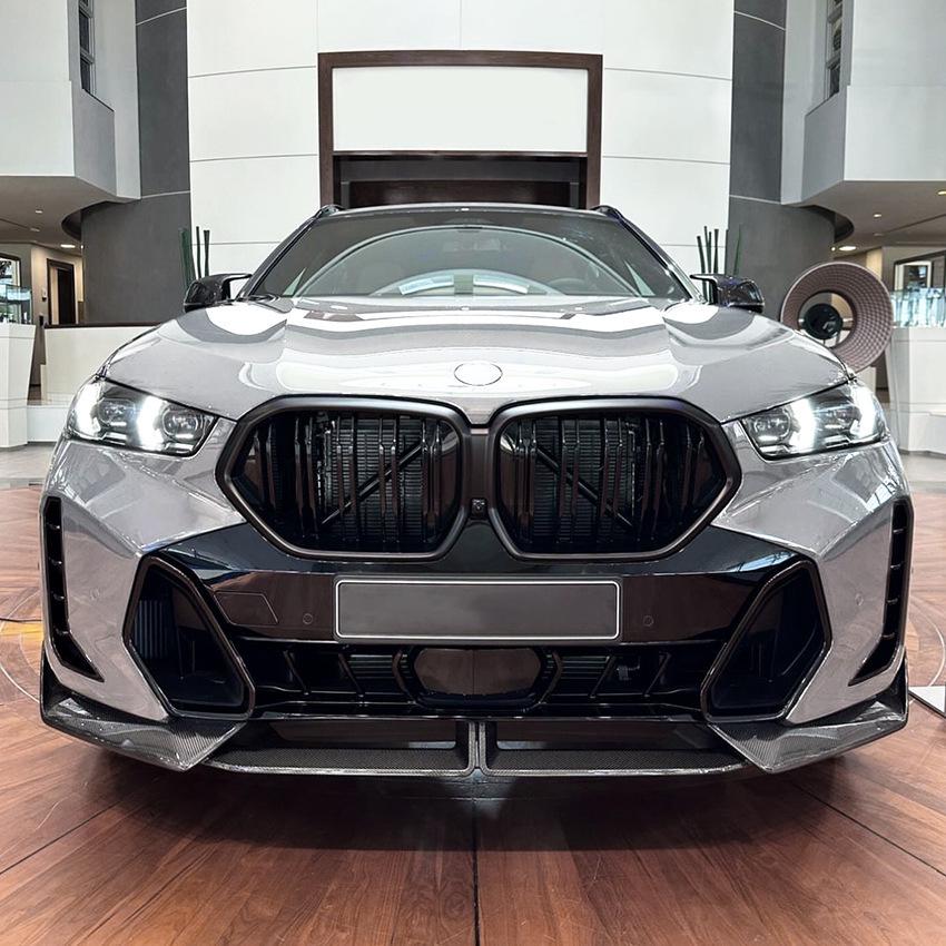BMW X6 G06 LCI 2023+ M Sport Front Bumper Kit with Front Lip Splitter