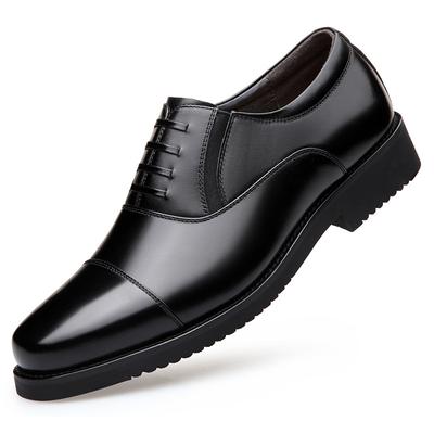 Mode Business Echtleder Schuhe Herren Atmungsaktiver Gummi Formelle Kleidung Hochzeitsschuhe Herrenbekleidung Weicher Boden Weiche Oberfläche Herrenpumps