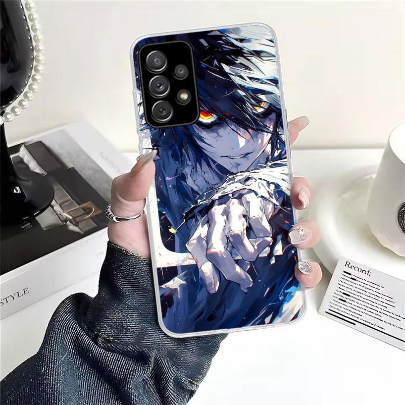 N-Note D-Death L Lawliet For Samsung Galaxy A52S A42 A32 A22 A12 A02S A51 A50S Phone Case A41 A31 A21S A30S A20S A20E A70 A71 A4