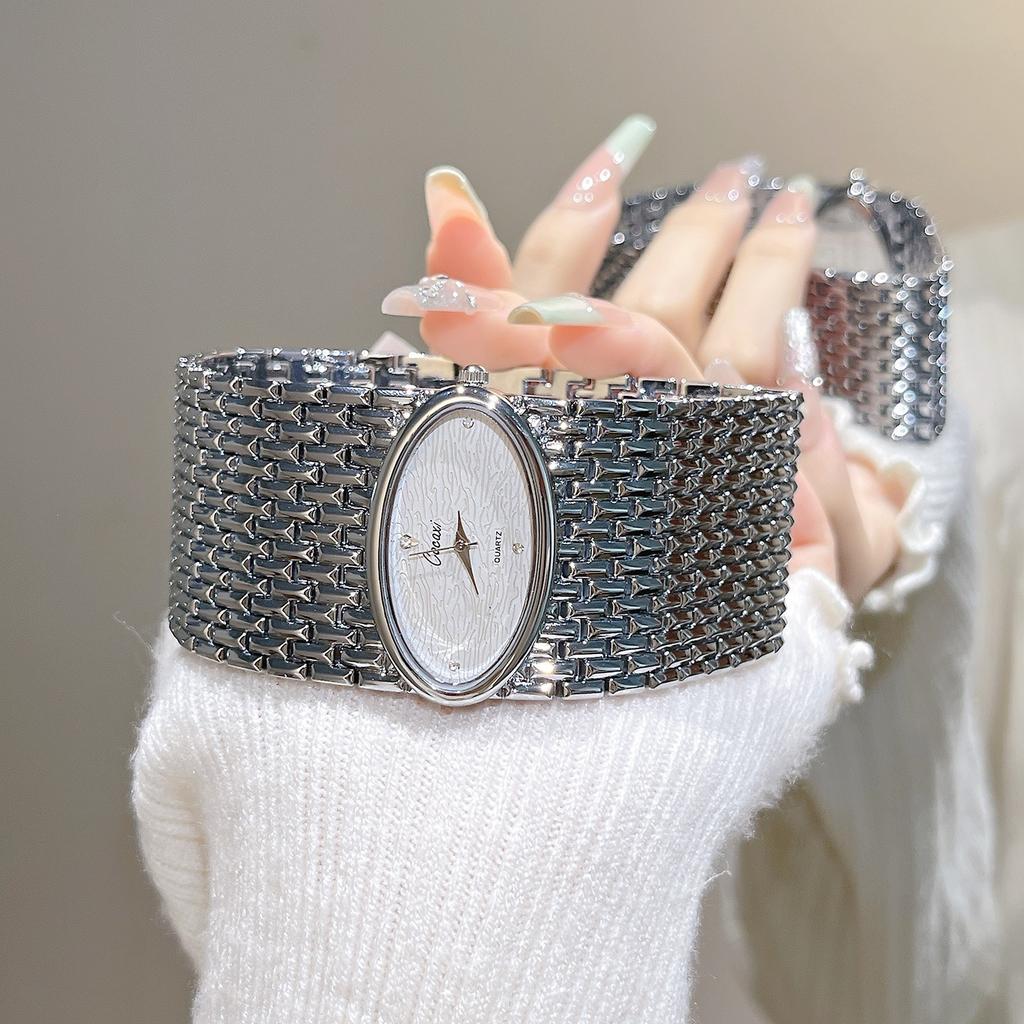 Relojes de cuarzo vintage para mujer, modernos y de nicho, nuevo temperamento para mujeres, relojes europeos y americanos