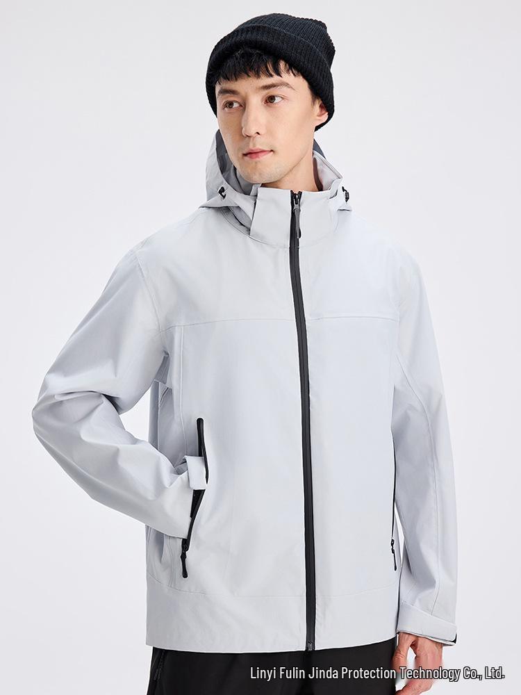 Waterproof Hard Shell Mountaineering Jacket for Climbing, Fishing, and Bird Watching