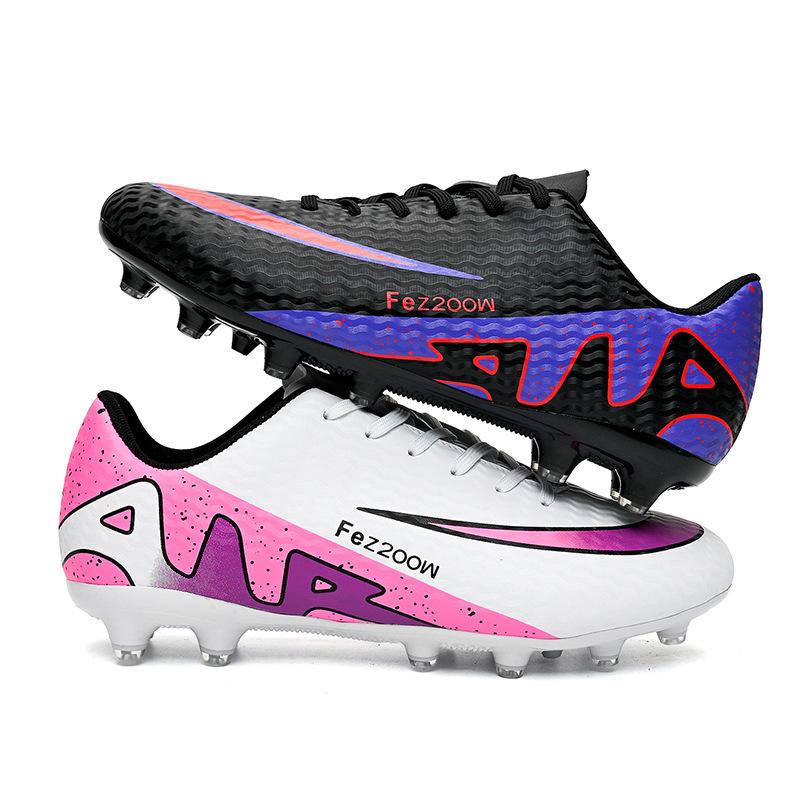Foreign trade 2025 new low-top football shoes boys and girls students training broken nails TF indoor football shoes couple models