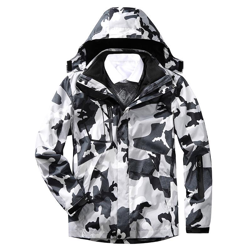 

Men s 3-in-1 Outdoor Waterproof Workwear with Detachable Fleece Liner 3X Large