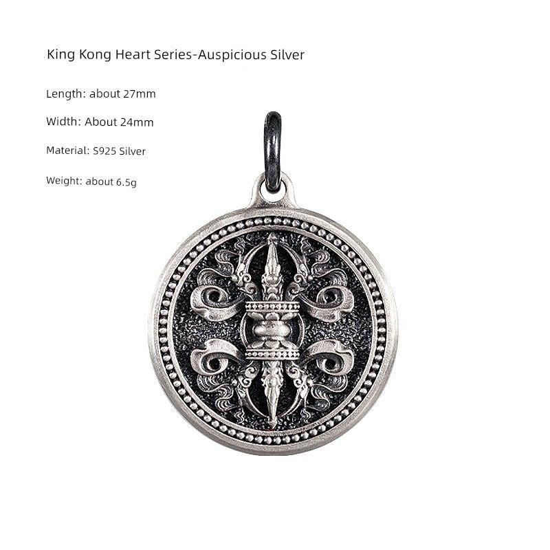 

Дапэн Ньяо Цепь Шудан Тибетская Легенда Украшение Кабельный Шов Шнурок Клипса Ожерелье Шнурок DIY Ремешок для Ношения Аксессуары Плетеный Шнур [Matching Pendant] Auspicious Silver