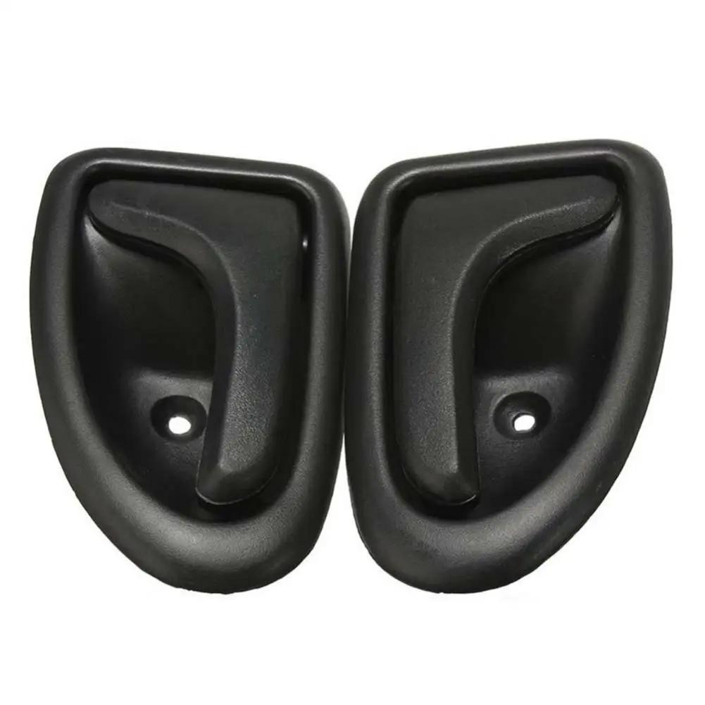 Car Door Handle Left Right Plating Handles Knobs Rubber Metal Wearable for Renault Clio Car Interior Accessories